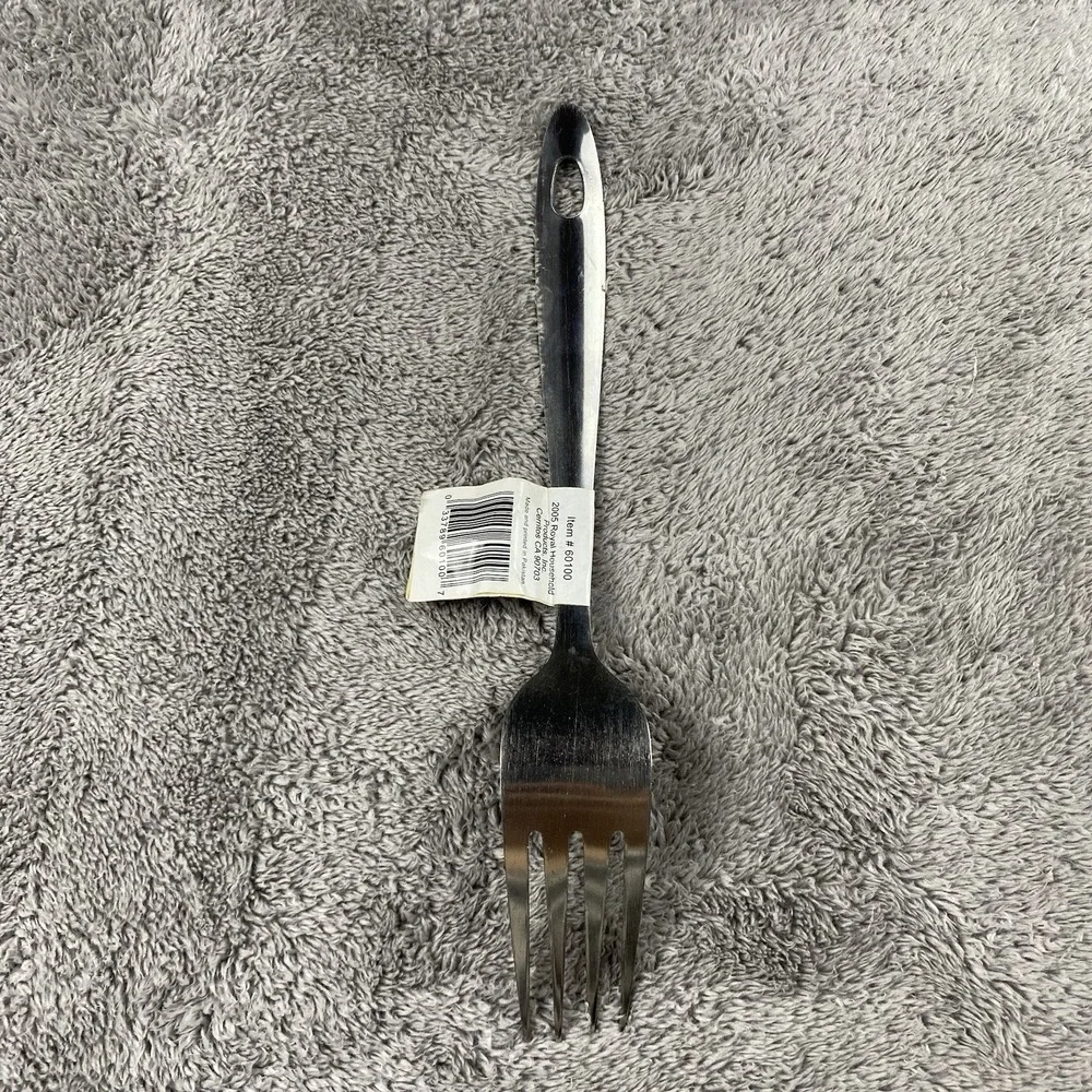 Stainless Steel Large Serving Fork Hanging Handle 9